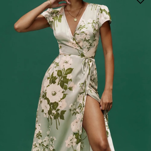 Reformation Dresses & Skirts - Reformation Kiana silk wrap dress